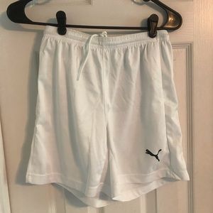 Puma white shorts